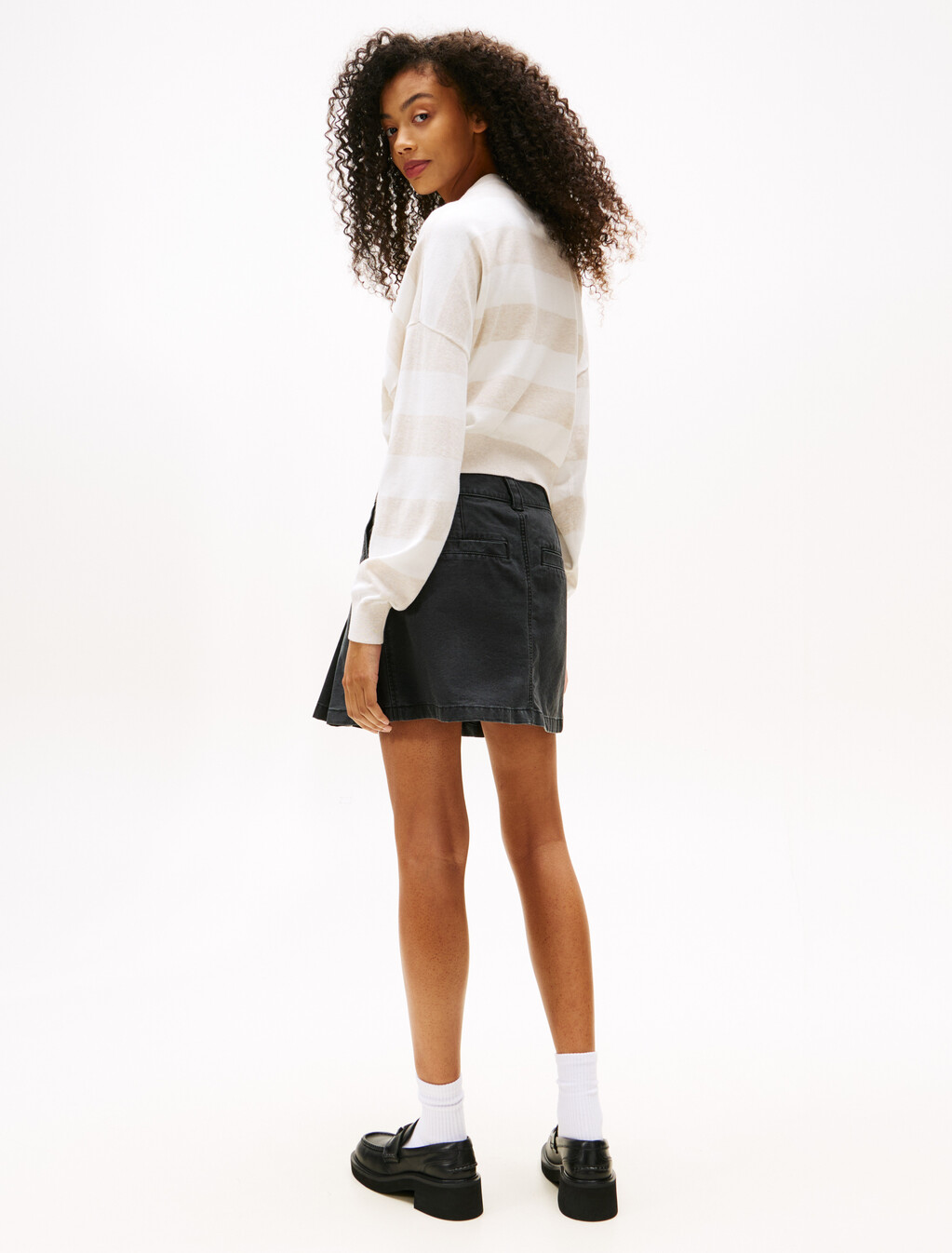 TJW CNVS MN PLTD SKRBlack, Black, hi-res