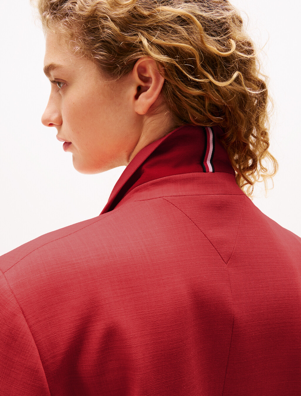 The Sofia Capsule Double Breasted Blazer, Medium Red, hi-res