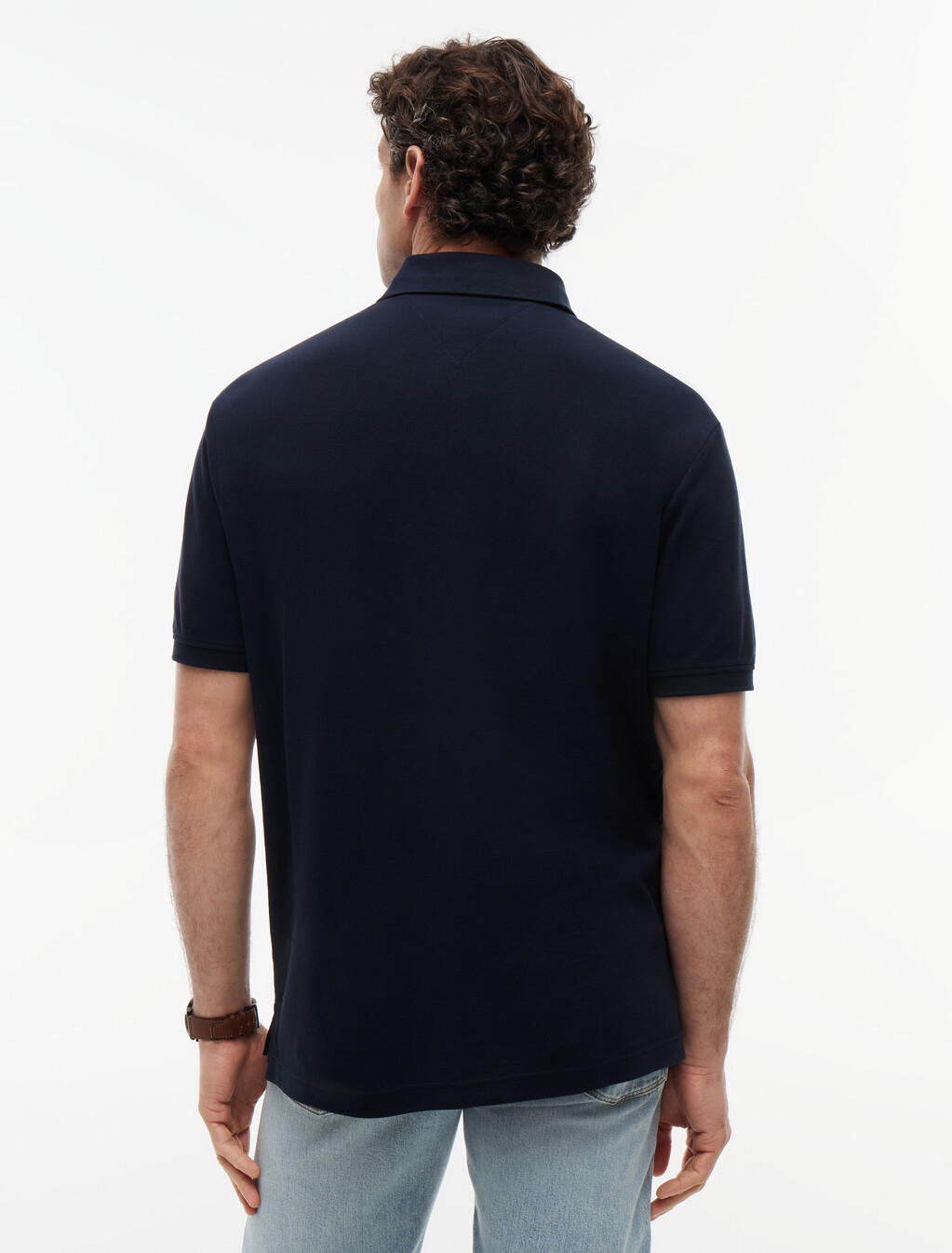 Heritage Crest Relaxed Fit Polo Shirt, Navy Blue, hi-res