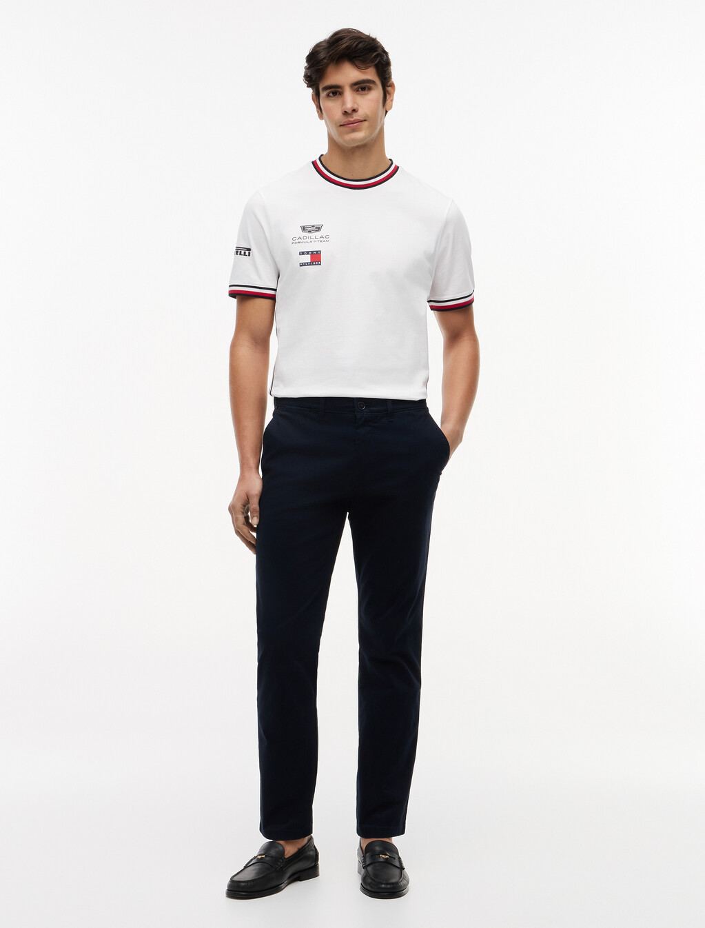 TH x Cadillac Formula 1&reg; Team Replica T-Shirt, White, hi-res