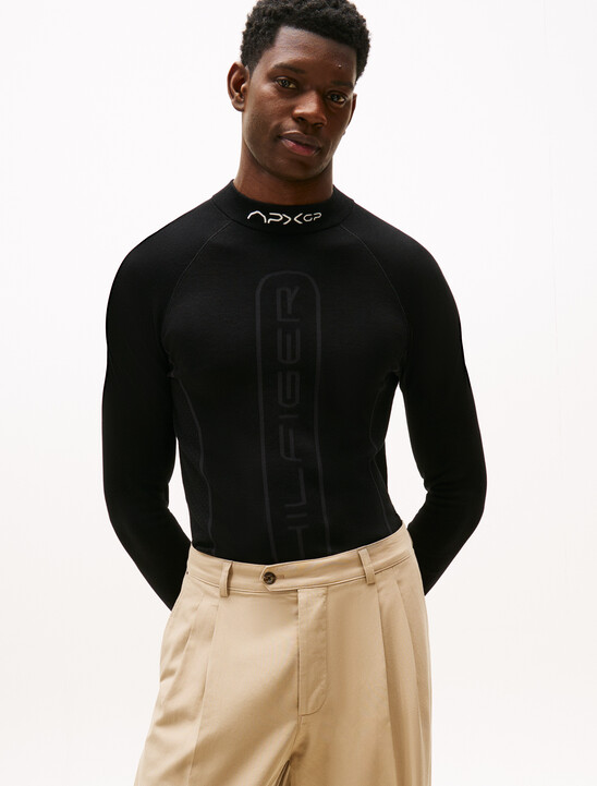 The APXGP Collection Wool Mock Neck Jumper