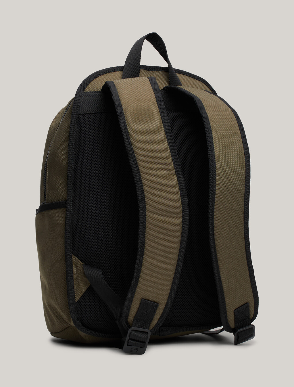 Signature Tape Zip Pull Backpack, Army Green, hi-res