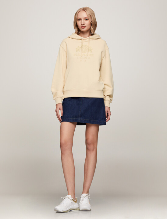 Modern Varsity Crest Hoodie