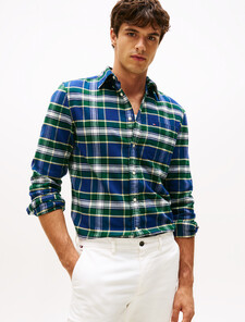 Regular Fit Tartan Check Shirt, Ornamental Green / Check, hi-res