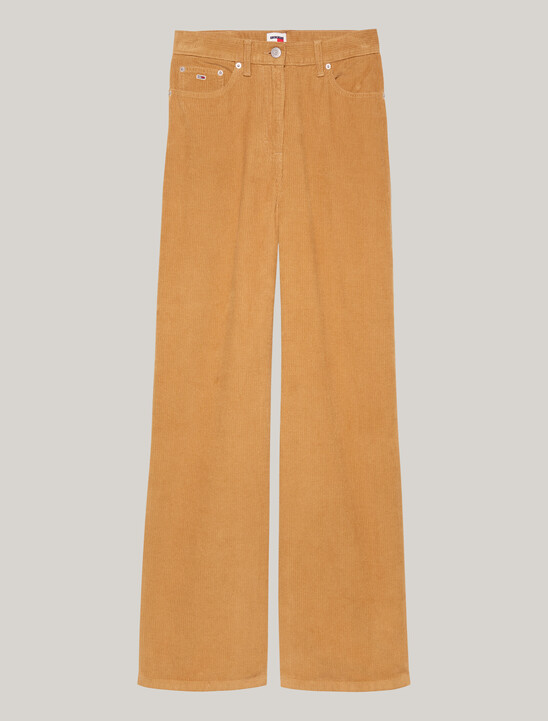 Fine Corduroy Wide Leg Trousers