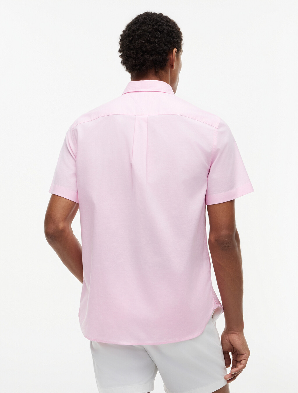 Lightweight Short Sleeve Oxford Shirt, Rose Petal, hi-res