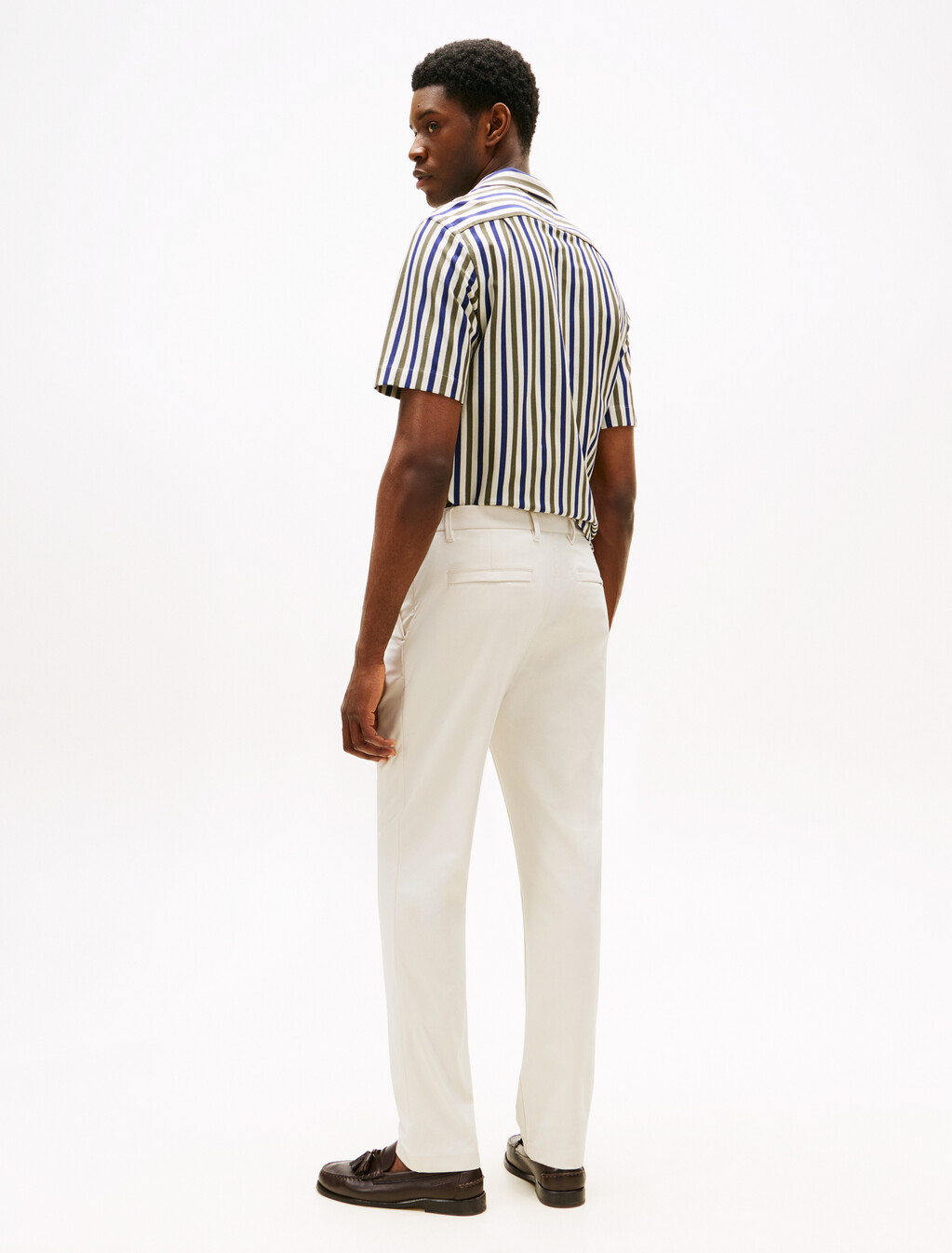 Denton Knit Technical Chino, Newsprint, hi-res