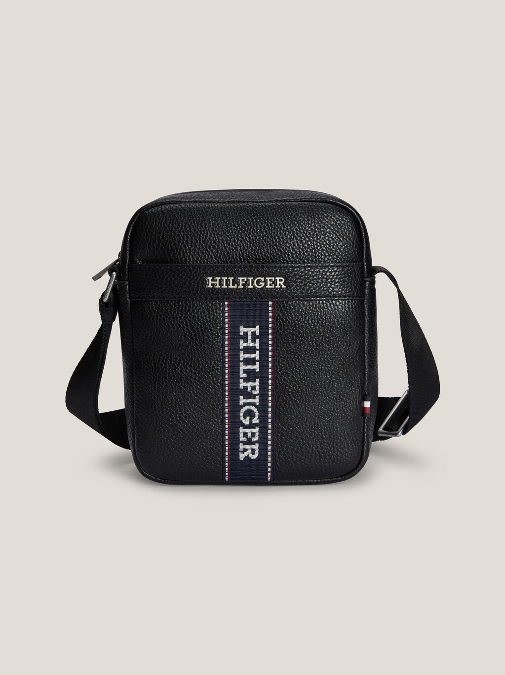 Tommy Hilfiger Mini Reporter Bag, Black, hi-res