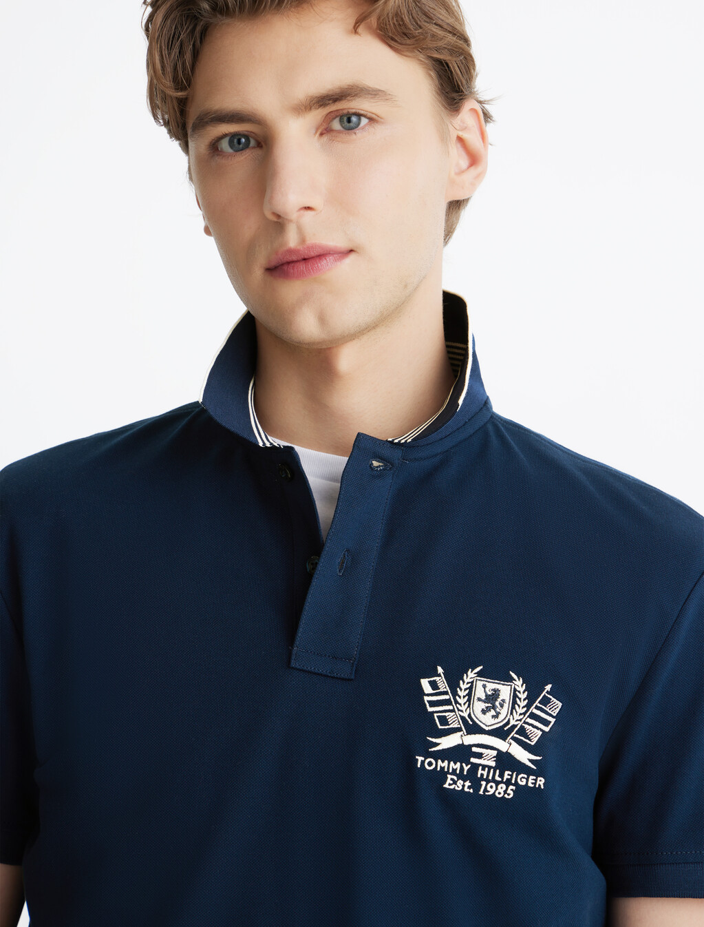 Hilfiger Icon Regular Polo, Night Sky, hi-res