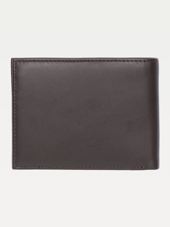 Leather Billfold Wallet With Coin Pocket
