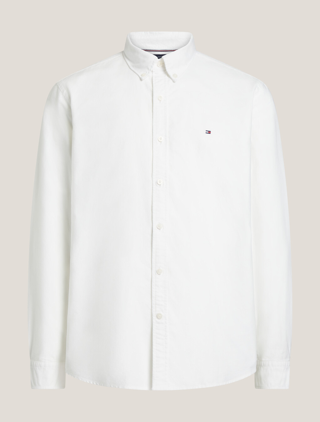 Organic Cotton Oxford Shirt, Optic White, hi-res