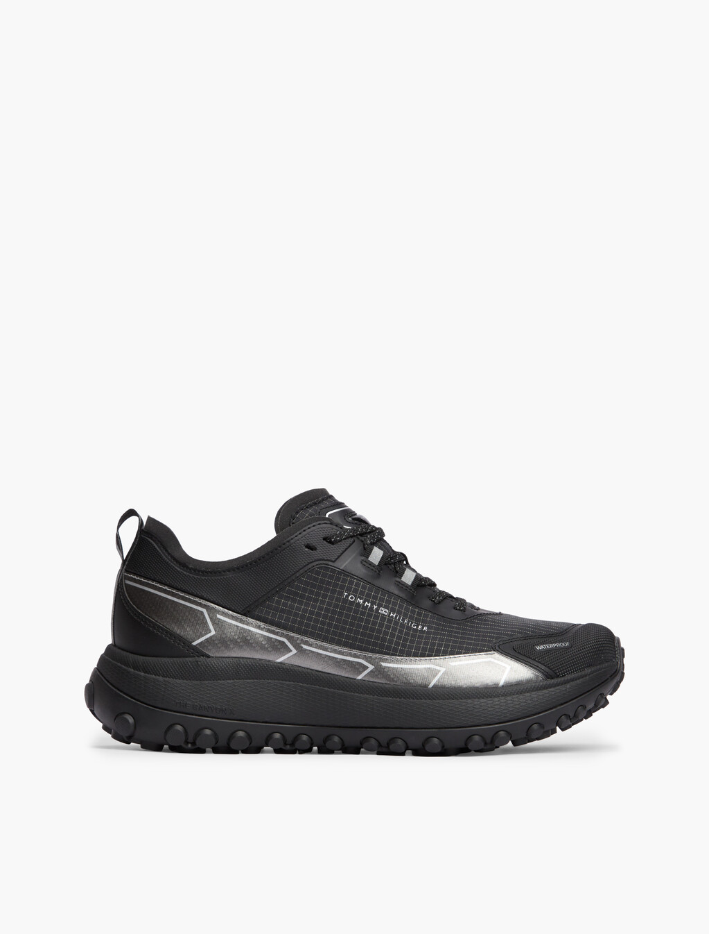 Outdoor Waterproof Non-Slip Trainers, Black, hi-res