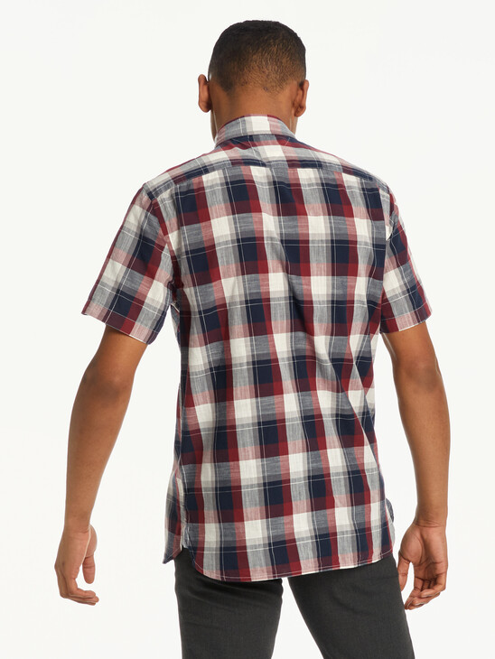 DENIM LOOK CHECK SHIRT DENIM LOOK CHECK SHIRT