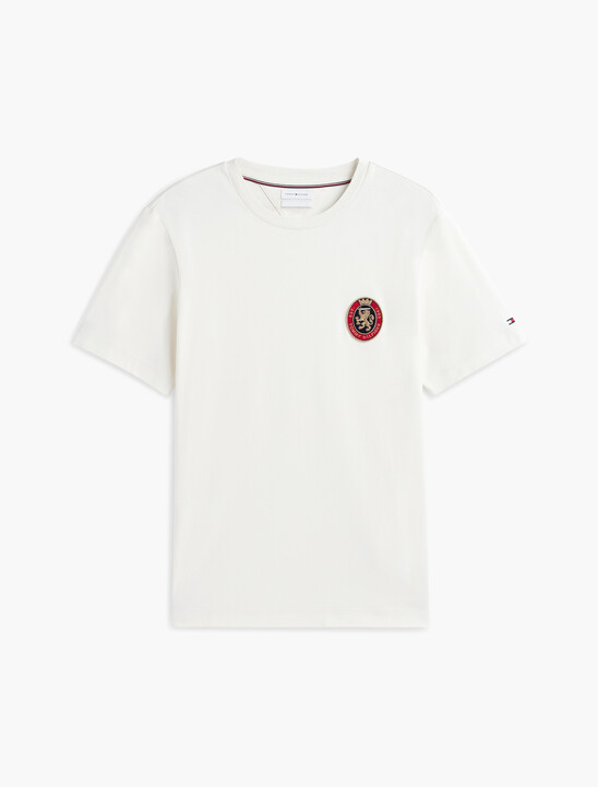 Crest Pocket Fluid Cotton T-Shirt