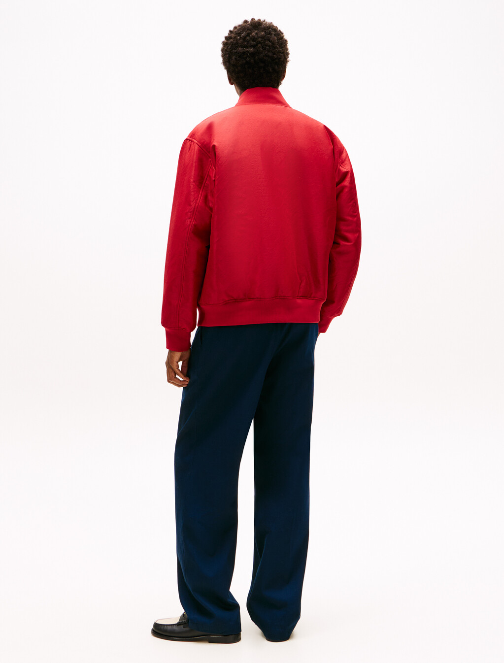 Lightweight Padded Reversible Bomber Jacket, Arizona Red, hi-res