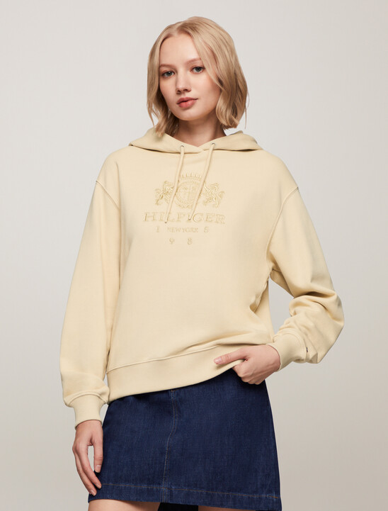 Modern Varsity Crest Hoodie