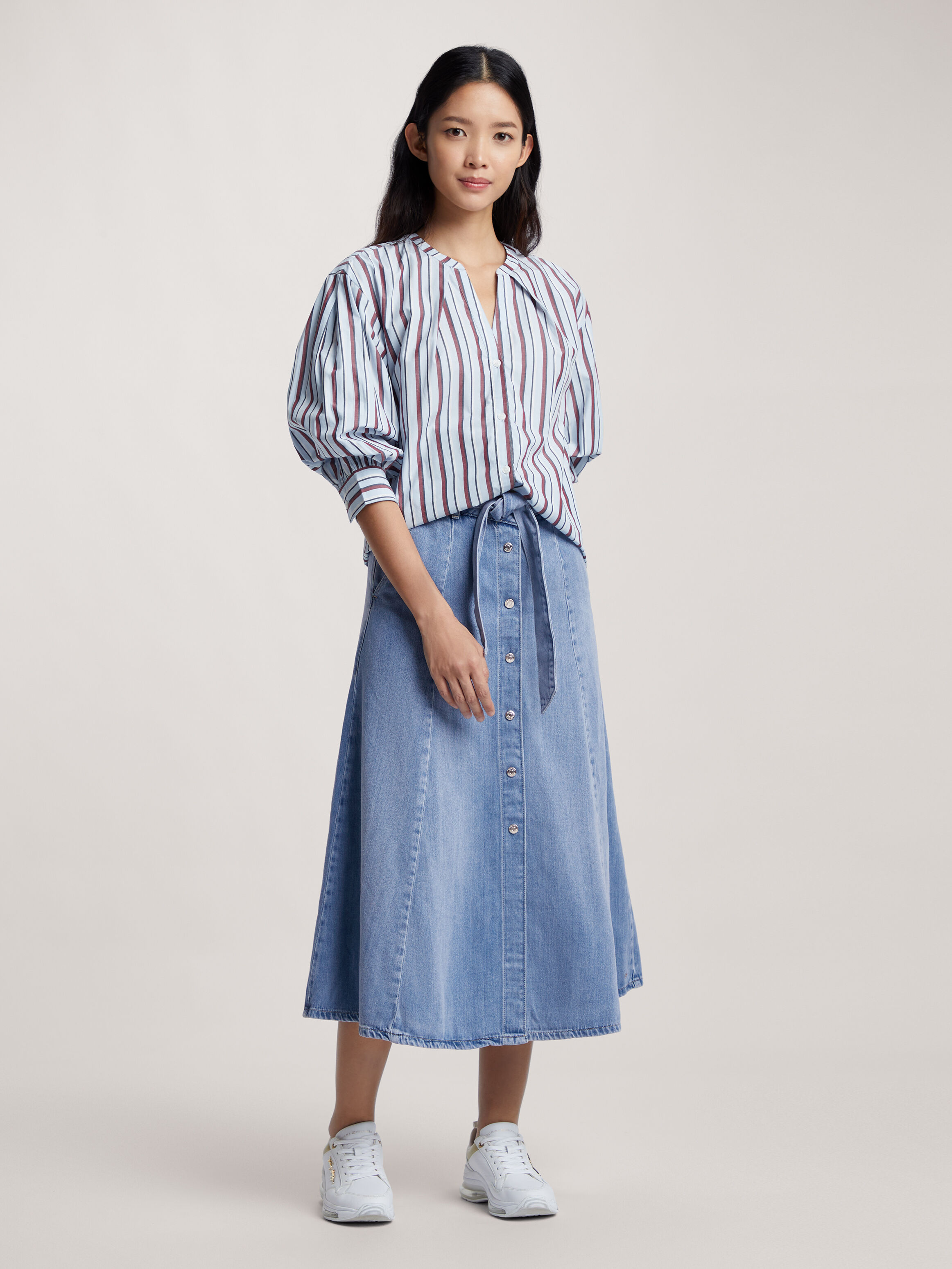 Denim fit 2025 and flare skirt