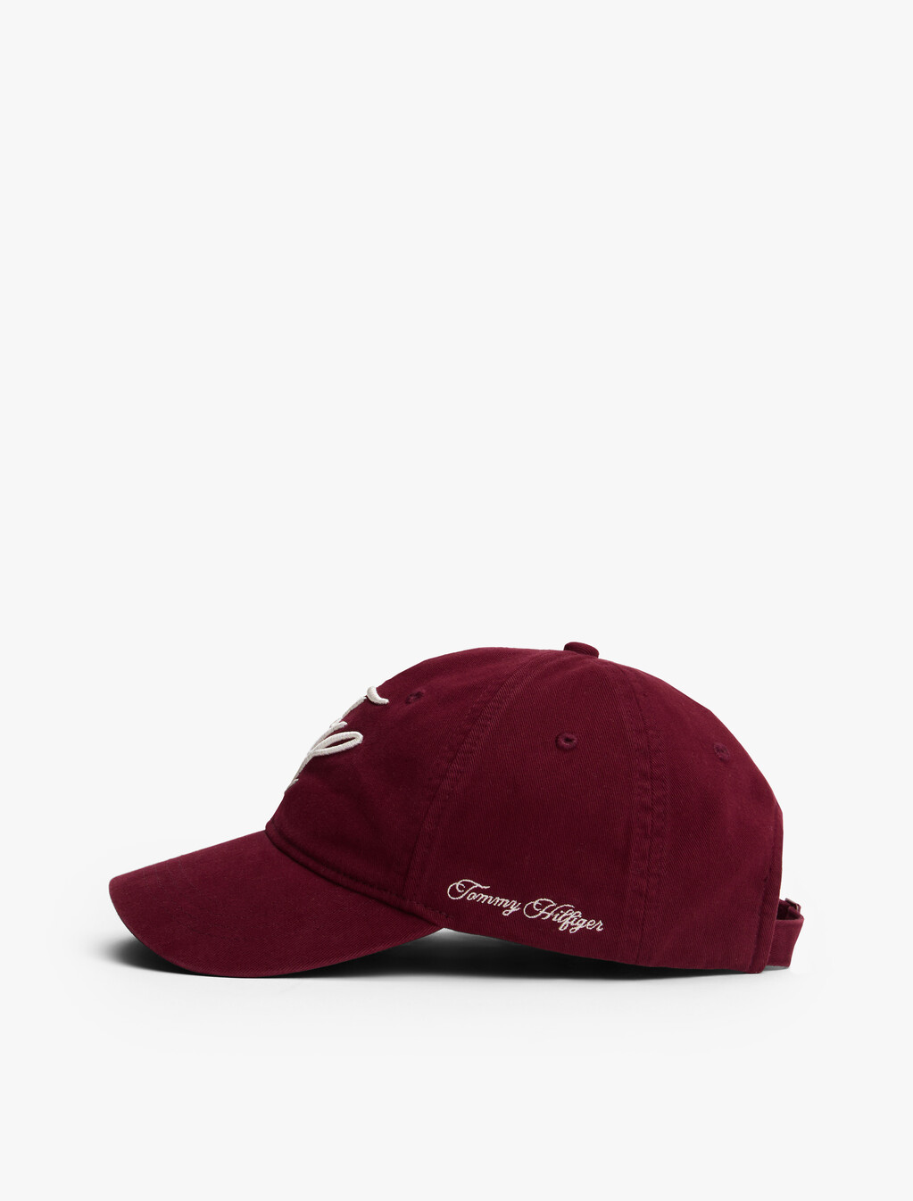 Logo Embroidery Baseball Cap, Deep Rouge, hi-res