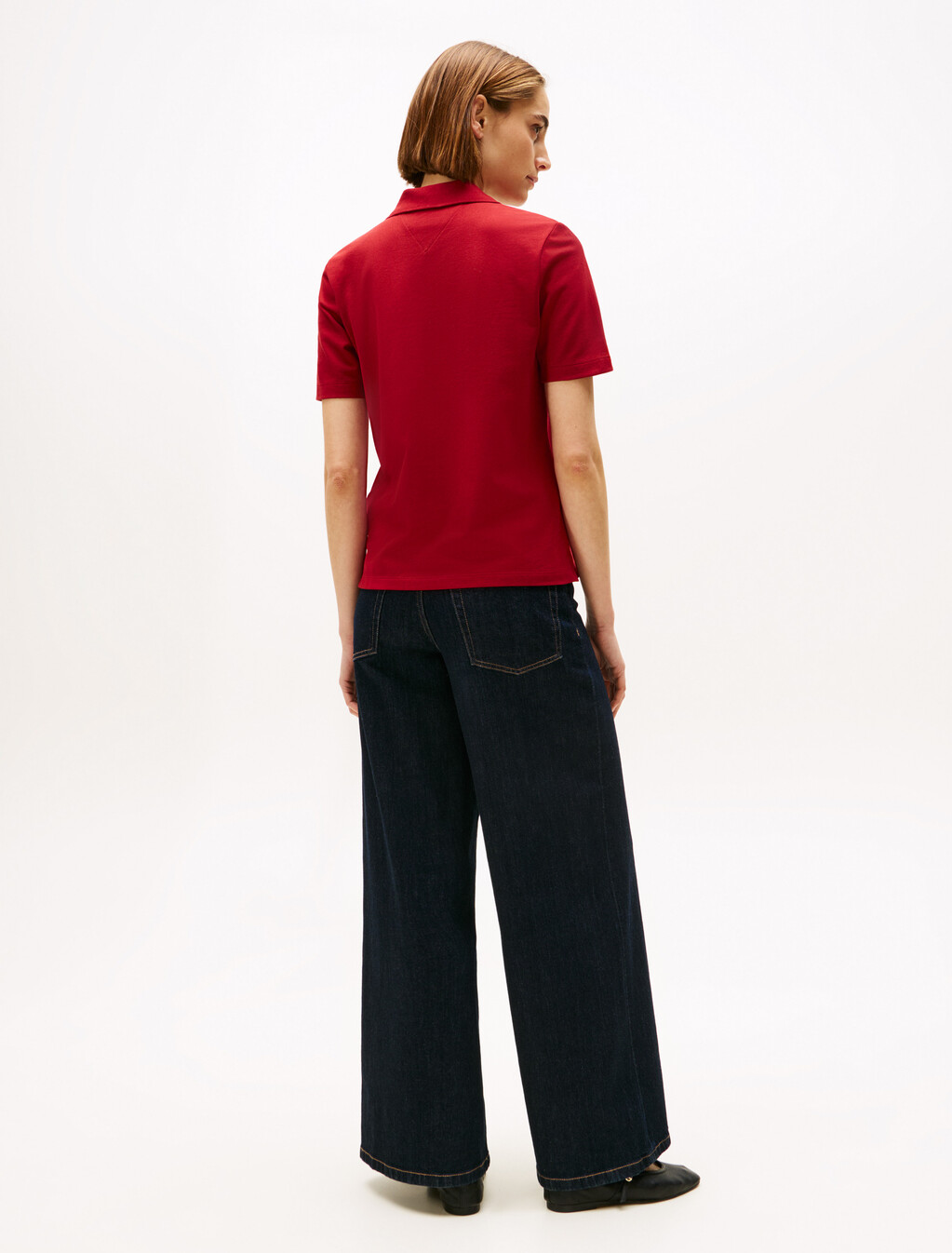Crest Embroidery Regular Fit Polo Shirt, Regatta Red, hi-res
