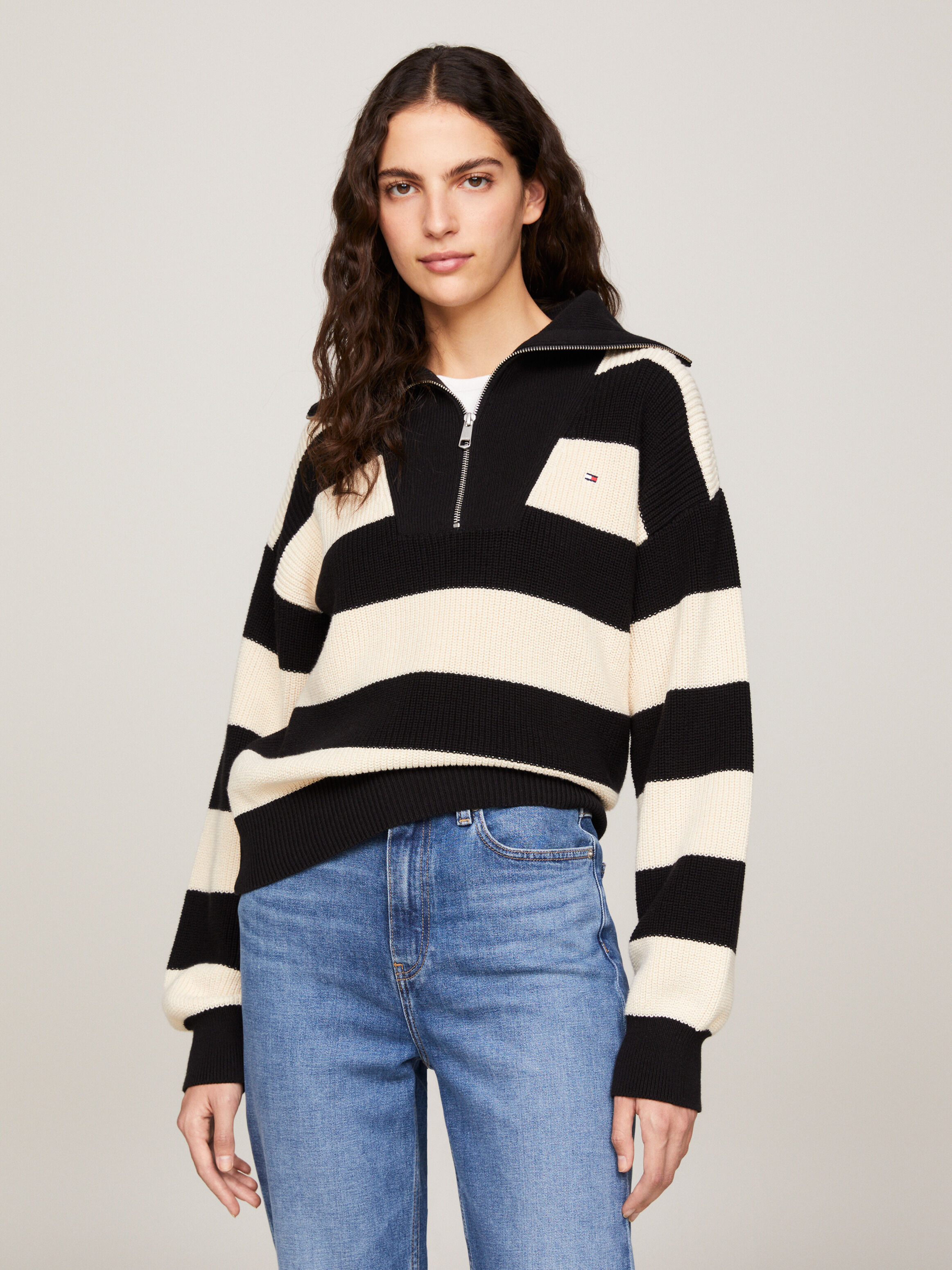 Tommy hilfiger sales half zip jumper