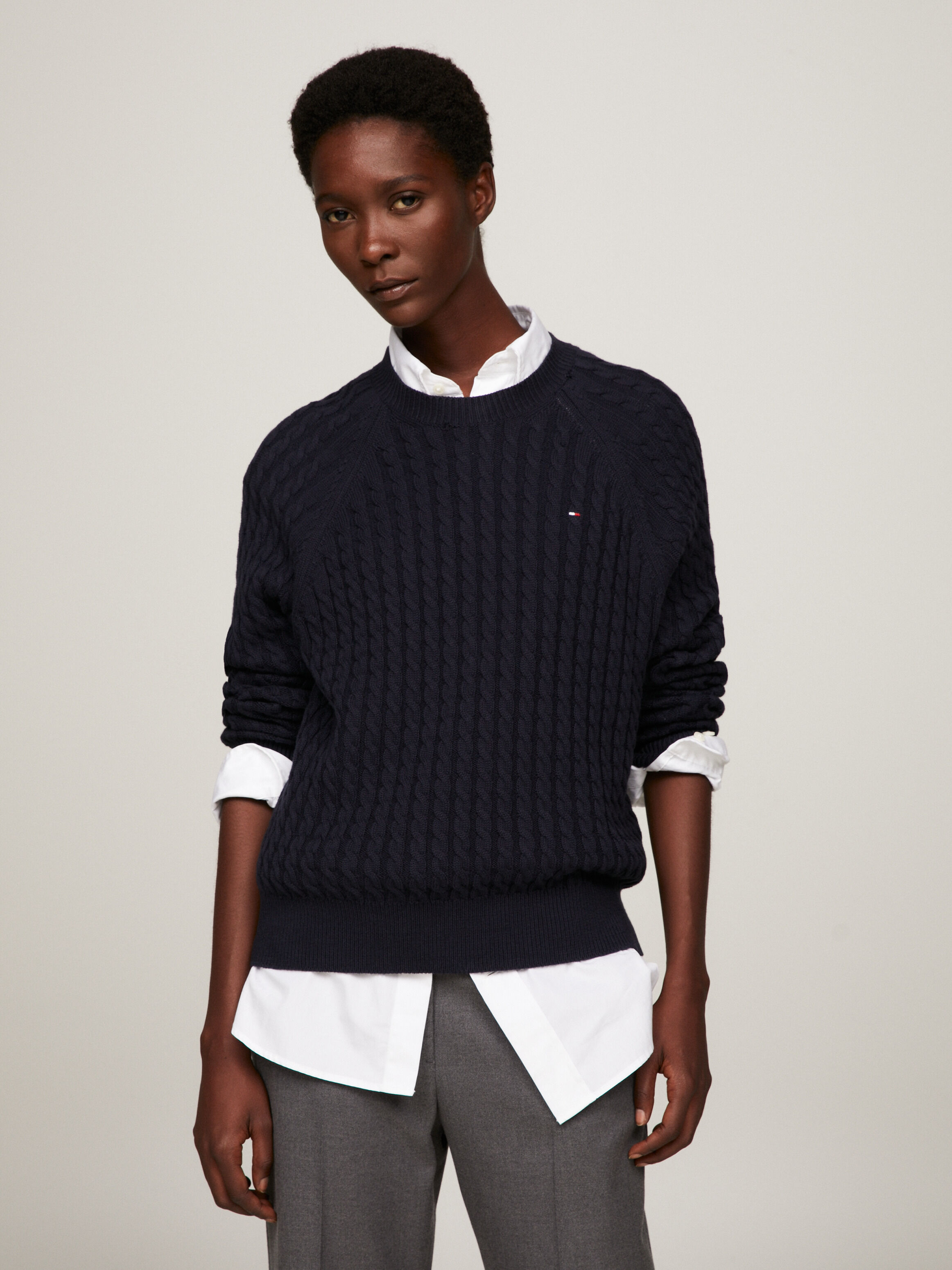 Tommy hilfiger knit hot sale sweater