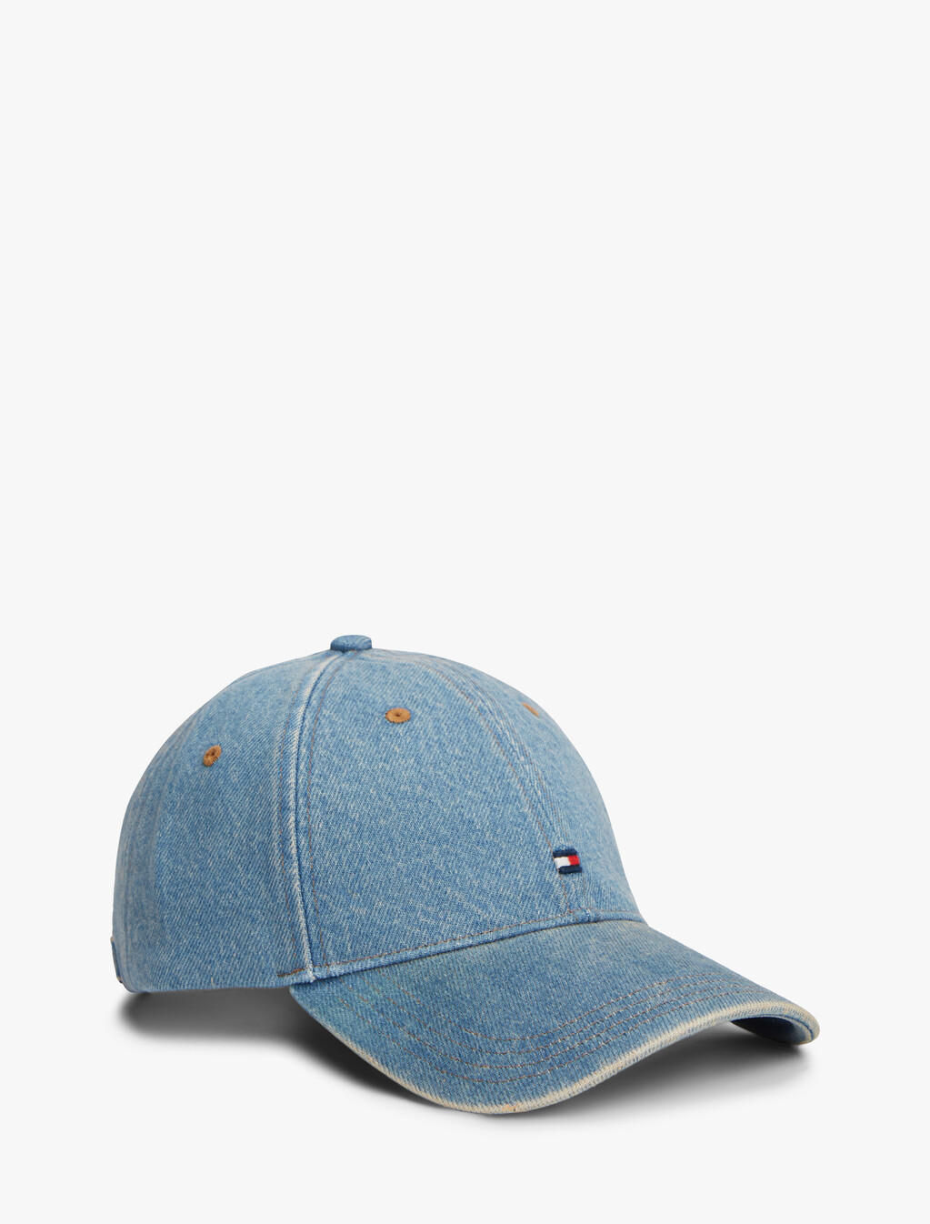 Corporate Denim Logo Embroidery Baseball Cap, Denim Light 01, hi-res