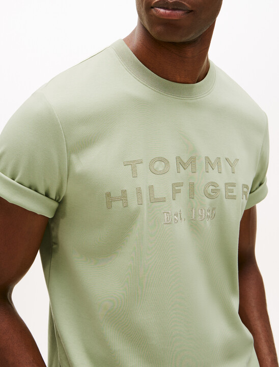 Logo Appliqué Interlock Knit T-Shirt