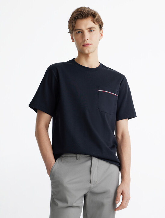 Cotton Pique Pocket T-Shirt