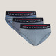 Stripe/Blue Heather