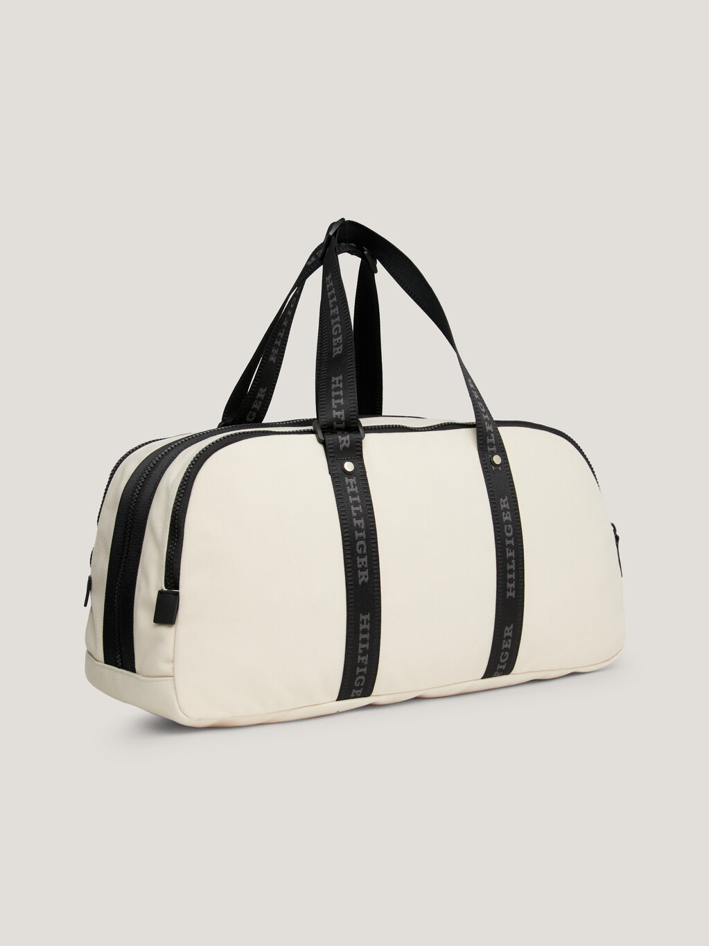 Sport TH Monogram Contrast Duffel Bag, White Clay, hi-res