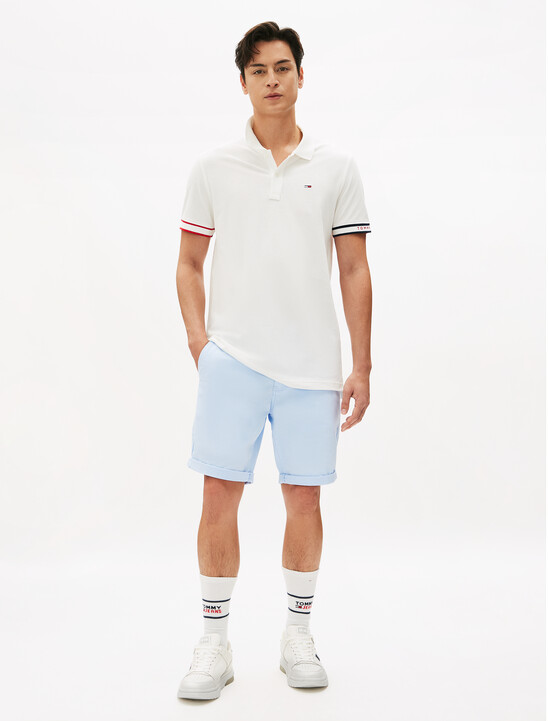 Slim Flag Cuff Polo