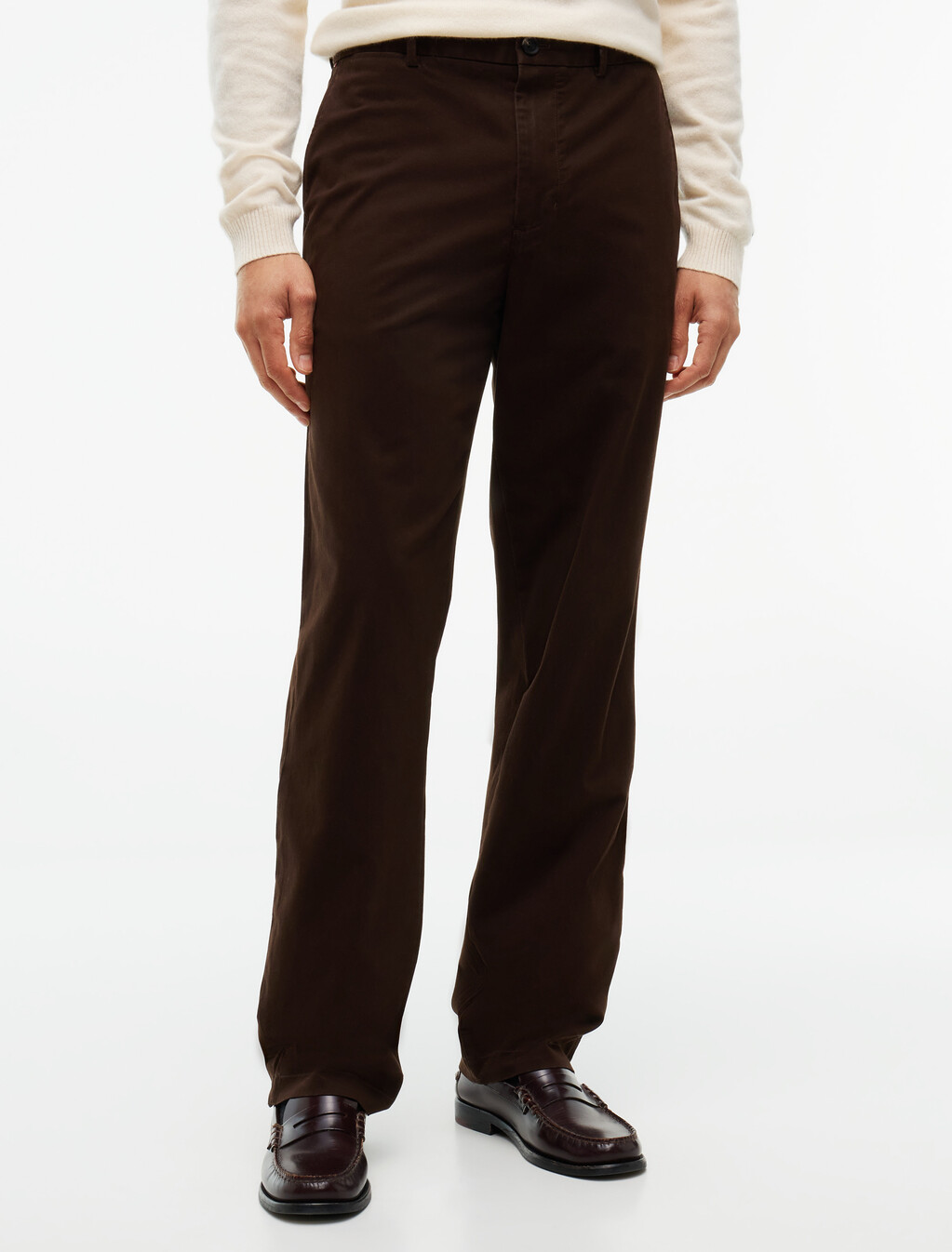 Mercer Essential Twill Pant, Dark Coffee, hi-res