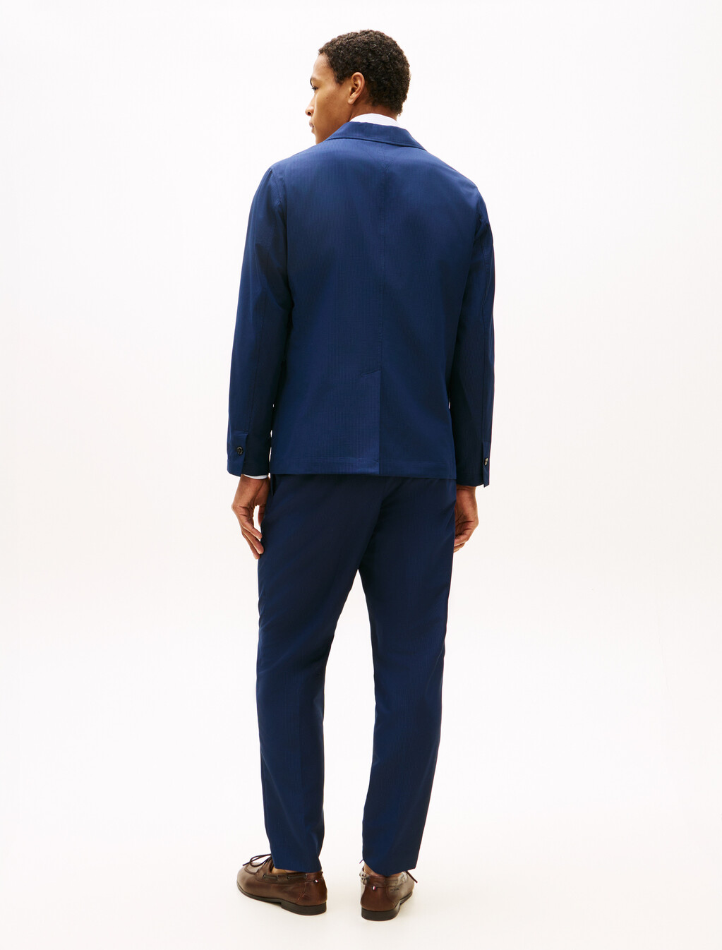 Performance Smart Casual Air Dot Boxy Blazer, Navy Iris, hi-res