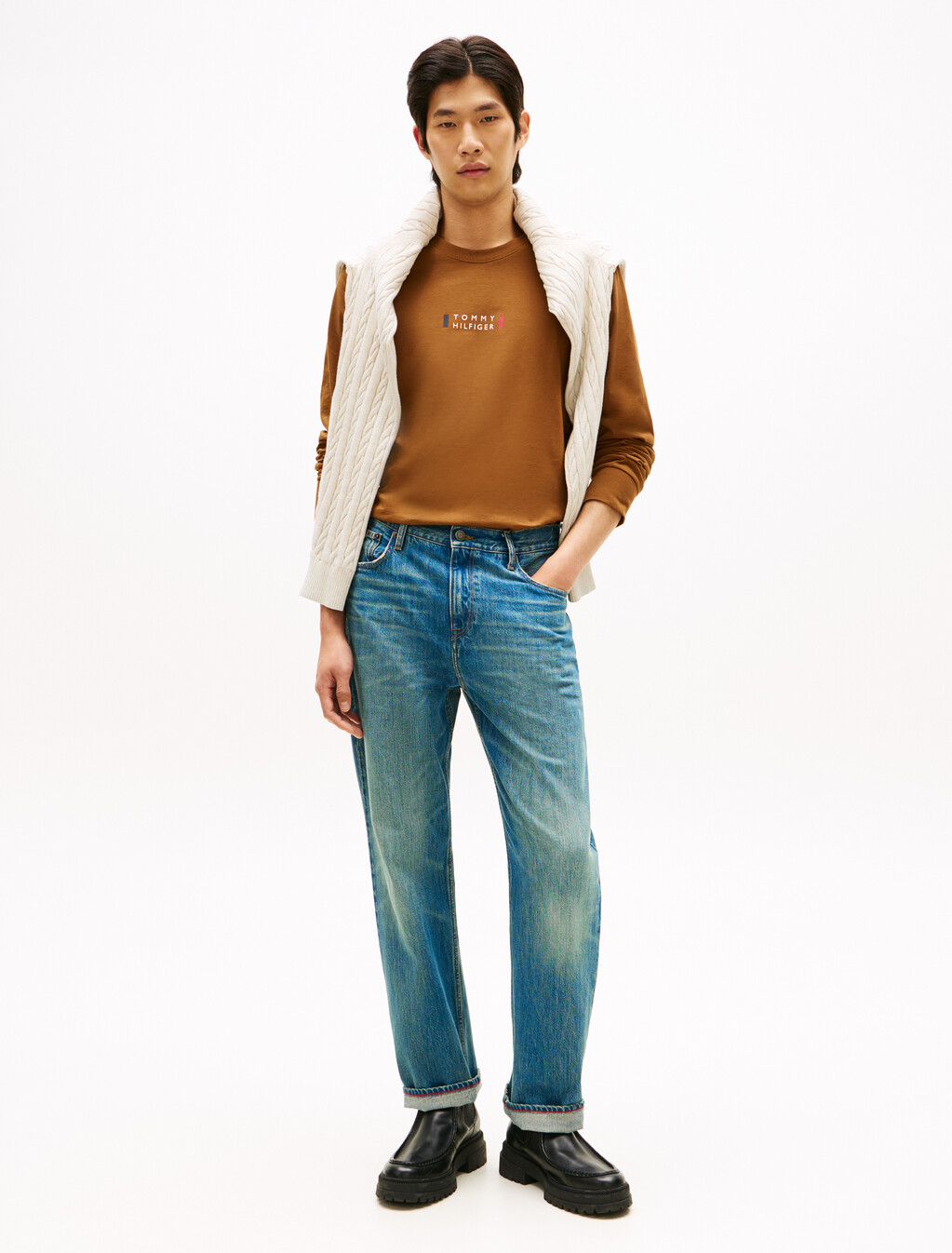 Logo Jersey Long Sleeve T-Shirt, Highland Khaki, hi-res