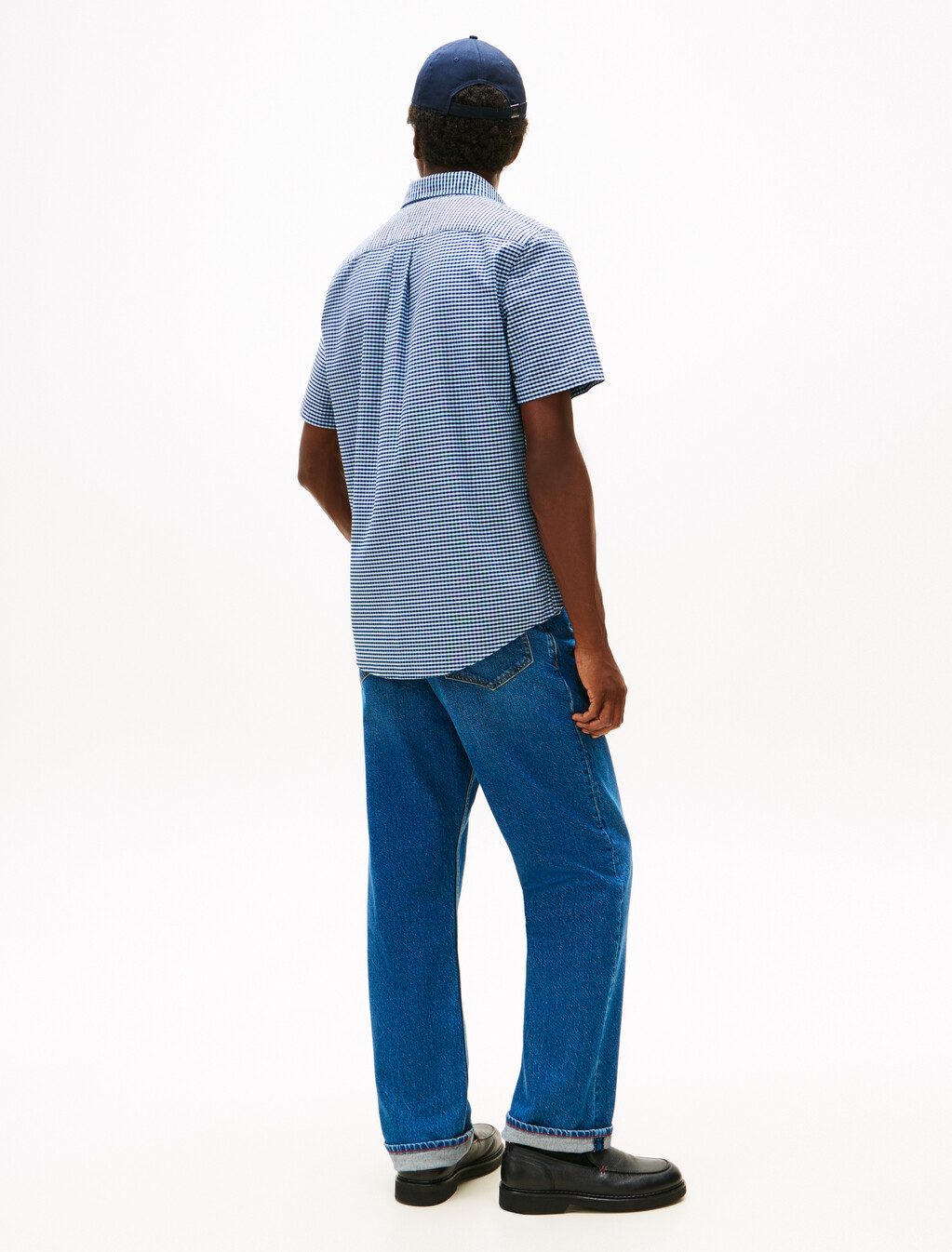 Heritage Gingham Check Oxford Shirt, Night Sky / Check, hi-res