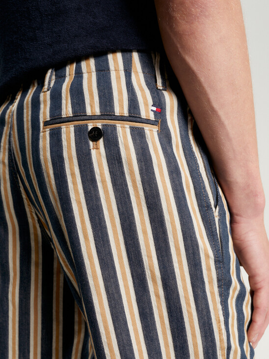 Harlem Stripe Relaxed Fit Shorts
