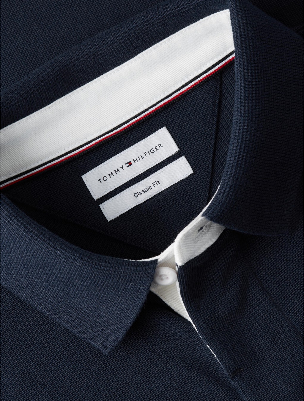 Relaxed Fit Logo Jersey Polo Shirt, Carbon Navy, hi-res
