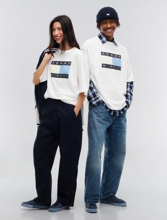 Washed Flag Relaxed Jersey T-Shirt