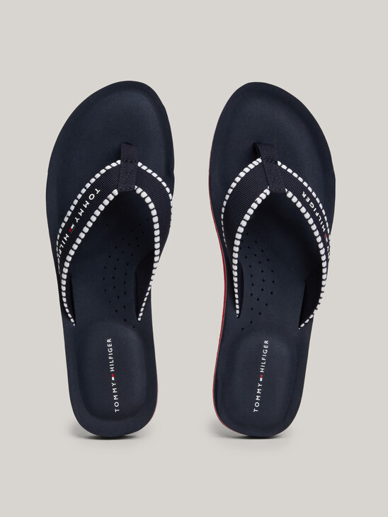 Webbing Strap Logo Flip-Flops