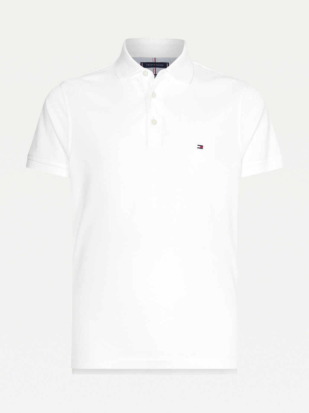 Buy 1985 COLLECTION ORGANIC COTTON SLIM FIT POLO in color WHITE