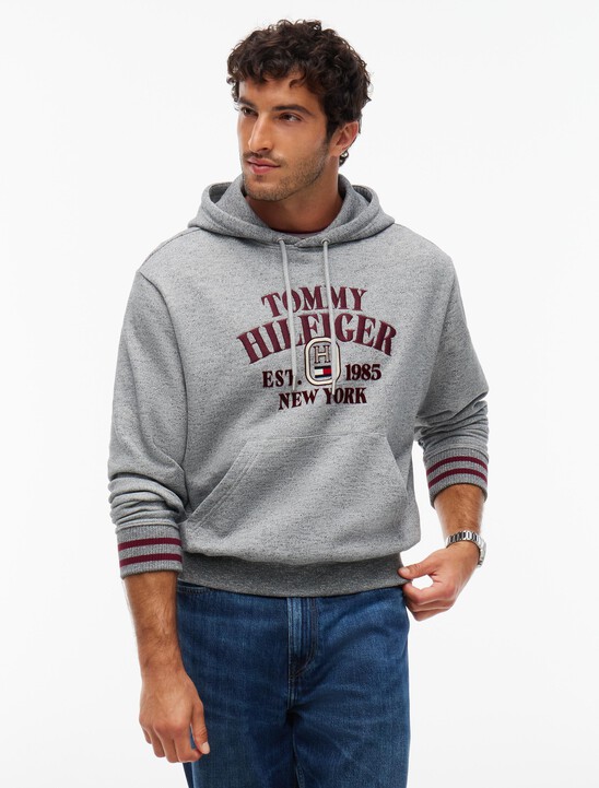 Varsity Logo Embroidery Relaxed Hoody