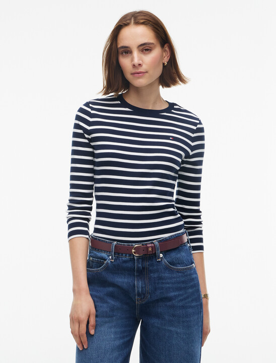 Slim Crew Neck Long Sleeve T-Shirt