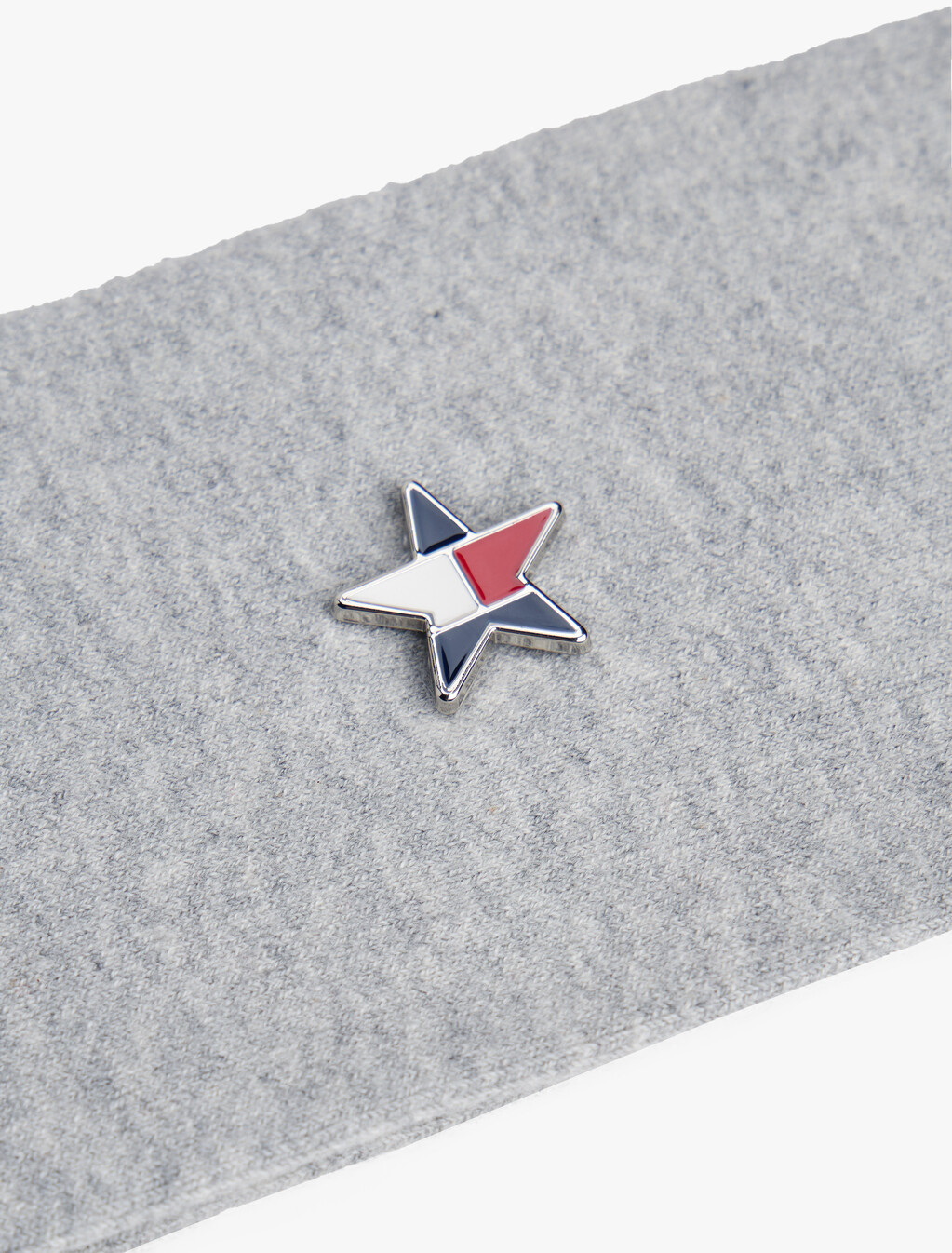Tommy Girl Star Logo Headband, Grey Melange, hi-res