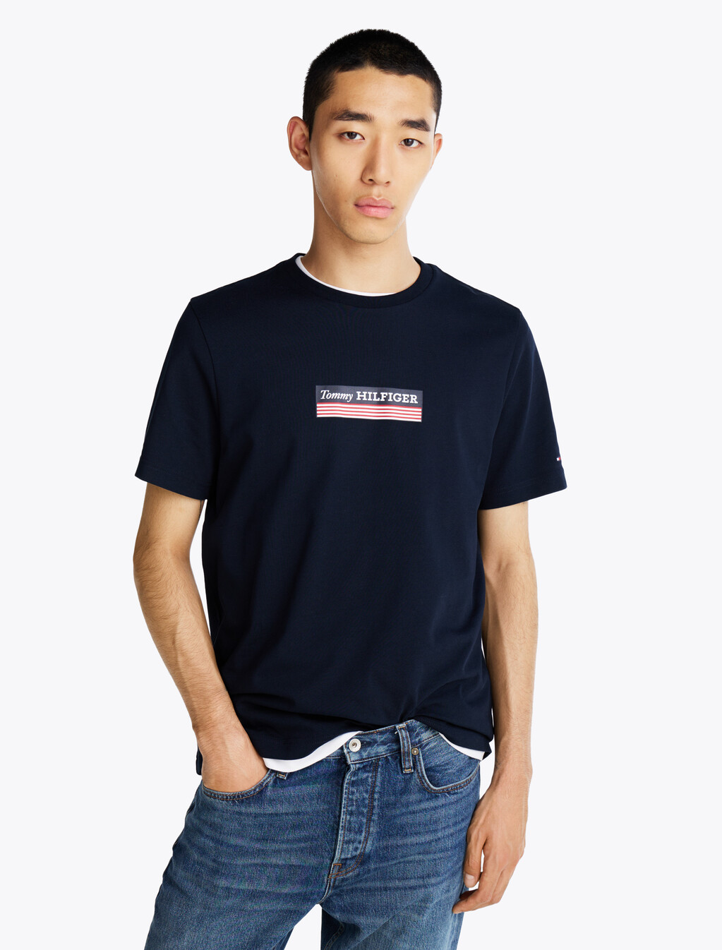 Box Logo T-Shirt, Desert Sky, hi-res