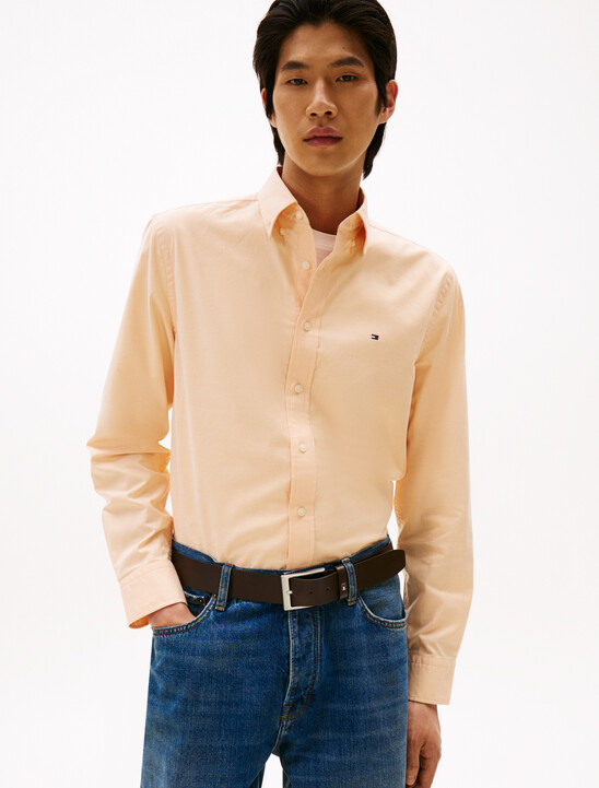 Asia Fit Lightweight Solid Oxford Shirt