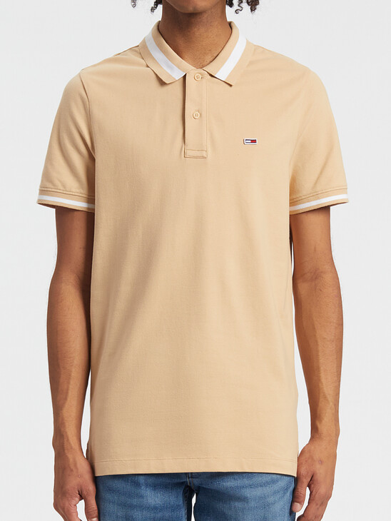 TIPPED STRETCH SLIM FIT POLO