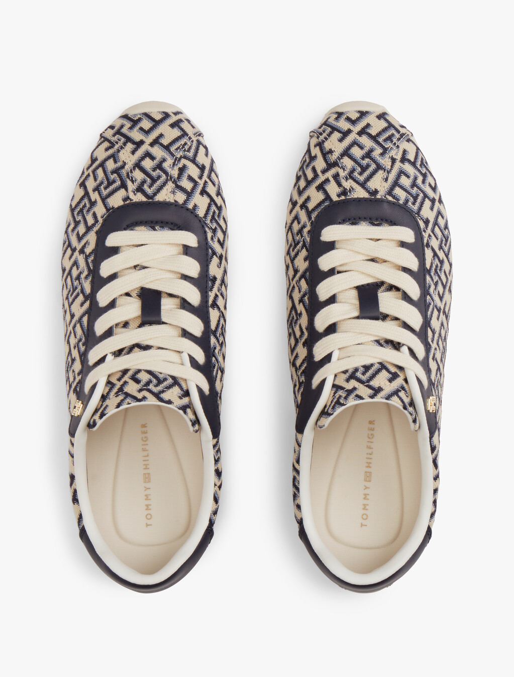 TH Monogram Textile Trainers, Space Blue, hi-res