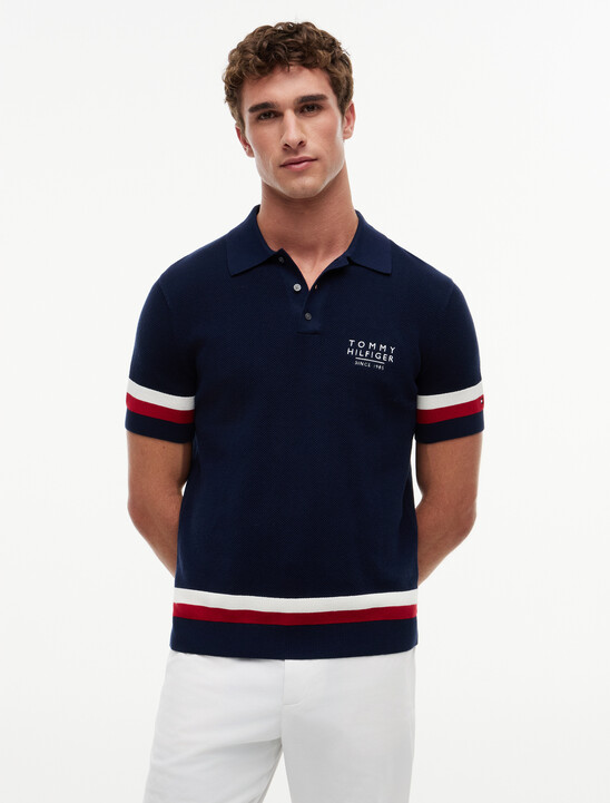 Regular Fit Signature Textured Polo Shirt