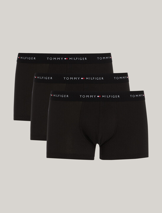 3-Pack Logo Waistband Trunks