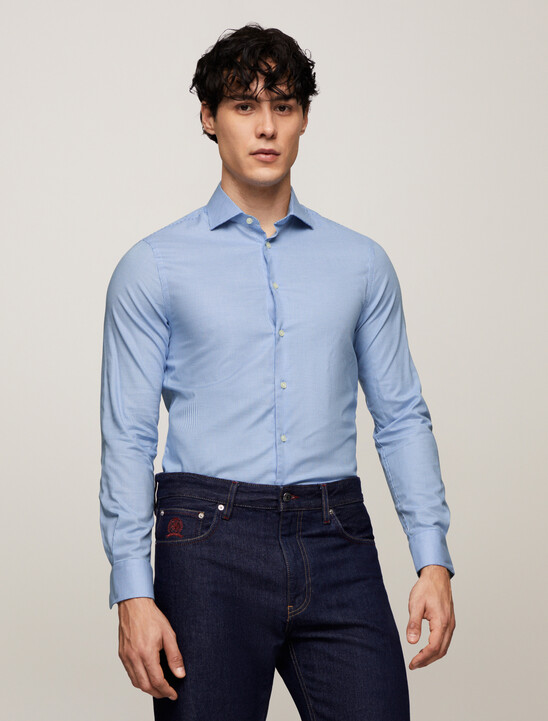 Smart Casual Check Slim Fit Shirt